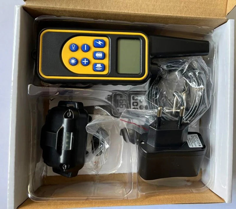 800M Remote Control Electric Anti Barking Training Dog Collar Rechargeable Waterproof Control Collar for Dogs Training Equipment