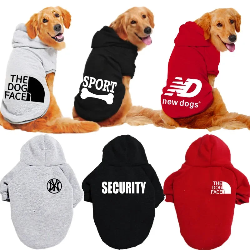 Dog clothes Pet clothes Popular fashion Hoodie Large, medium and small pet clothes Casual warm dog clothes