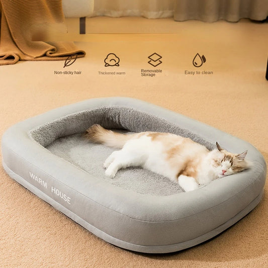 Cat Nest Four Seasons Universal Deep Sleep Runway Dog Nest Extra Large Space Dog Cushion Pet Sofa Winter Supplies