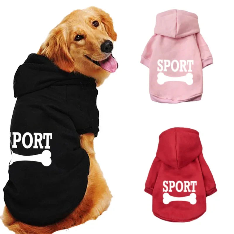 Dog clothes Pet clothes Popular fashion Hoodie Large, medium and small pet clothes Casual warm dog clothes